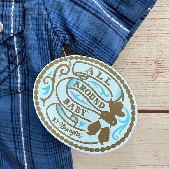 NEW WITH TAGS WRANGLER WESTERN SHIRT‎ - Picture 3 of 6